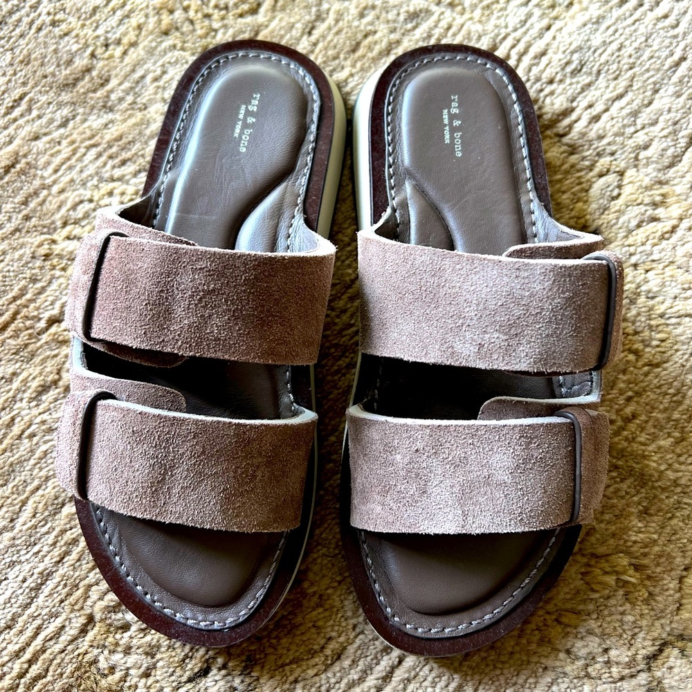 EUC Rag and Bone Suede Sandals - worn once!